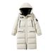 750FP Long Puffer Coat – Windproof Hooded Down Jacket (S-3XL, 90% White Duck Fill, Oversized Fit, Polyester Shell)_viptrois.com