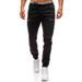 Men's Clothing Men's Denim Fabric Casual Matte Zipper Design Sports Fashion Casual Jeans Men_viptrois.com