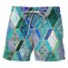 2024 New Cross-border Fashion Retro Pattern 3d Printed Beach Pants Loose Casual Comfortable Men's Beach Shorts_viptrois.com