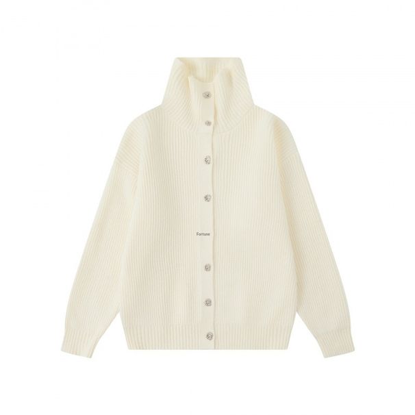 Pure Wushu Men's Clothing 25 Autumn Winter New Japanese Retro High Collar Cardigan Sweater Unisex Solid Color Loose Lazy_viptrois.com