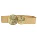 Women's Belts New Women's Long Skirt Belt Dress Belt Skirt Gold Braided Cotton And Linen Metal Buckle Waist Seal_viptrois.com