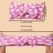 European and American cross-border summer new children's hair accessories jacquard printing baby love headband baby bow wide hair band_viptrois.com