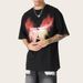 Men's Clothing New Short Sleeved High Quality T Shirt Washed And Worn T Shirt Butterfly T Shirt_viptrois.com