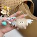 Adorable Halloween Devil Keychain - Faux Fur Plush Bag Charm For Purse, Backpack, And Car Keys - Cute Gothic Accessory For Women And Men_viptrois.com