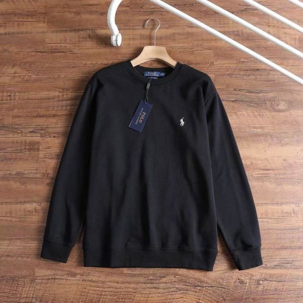 Small Pony Brand Men's Classic Embroidered Round-Neck Sweatshirt - Versatile Choice For Men's Long-Sleeved Cotton Sweatshirts_viptrois.com