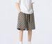 Men's Trendy Houndstooth Floral Printed Shorts Summer Thin Casual High Street Retro Five-Point Pants Outerwear Beach Wear_viptrois.com