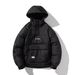 Winter New Zipper Workwear Jacket Trendy Men's Hooded Short Coat Couple Matching Pullover Cotton Clothing_viptrois.com