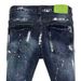 Best-selling Ripped Men's Jeans, Small Feet, Elastic Spring And Summer Men's Hand-painted Printed Long Pants_viptrois.com