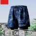 2025 New Style Adult Double-layer Swimming Trunks For Men, Flat-angle Five-inch Pants, Anti-embarrassment Professional Beach Pants_viptrois.com