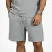 Men's Clothing Summer Men's Casual Solid Color Jacquard Shorts With Drawstring For Formal & Casual Loose Fit Mid Length_viptrois.com
