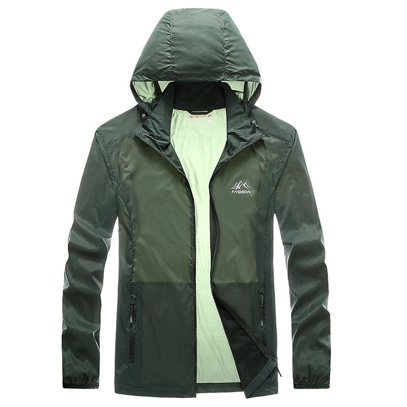Men's Outdoor Sports Sunscreen Windproof Spring/Summer Ultra thin Breathable Skin Clothing 7878_viptrois.com