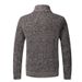 Men's Thick Knit Cardigan Sweater, Casual Winter Warm Open Front Pullover, Slim Fit Long Sleeve, Machine Washable, Multiple Colors & Sizes (M-3xl)_viptrois.com