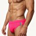 Men's Solid Color Triangle Swim Briefs - Slim Fit Nylon Swimming Trunks For Beach, Surf & Pool Featherlight Comfort_viptrois.com