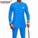 Men's clothing African men slim two piece set_viptrois.com