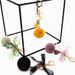 Bag Charm Cute Bow Keychain Lace Fur Ball Bag Plush Pendant Cartoon Car Keychain Small Gift Accessories_viptrois.com