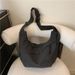Luggage Bags Literary Nylon Dumpling Bag Large Capacity Fashion Commuter Crossbody Bag Trend Solid Color Shoulder Bag_viptrois.com