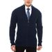 Men’s Slim-Fit Cardigan Sweater – Lightweight Knit Long Sleeve Jacket (White/Grey/Black, Sizes M-XXXL)_viptrois.com