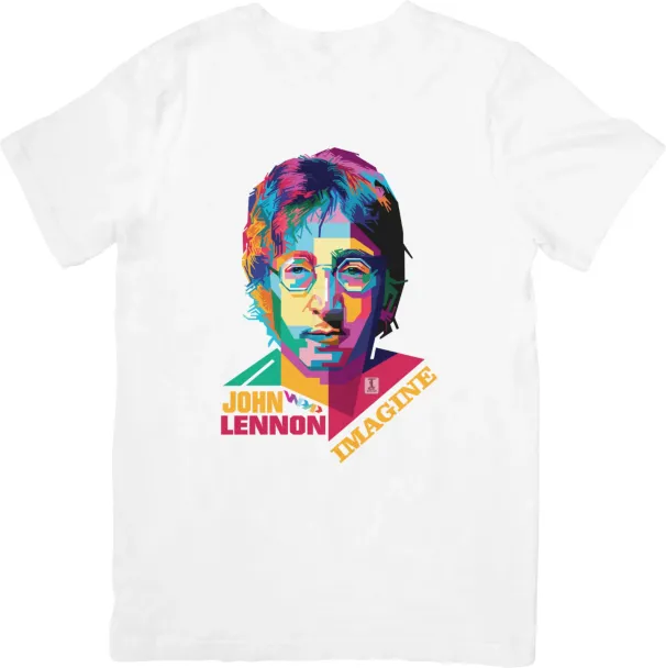 John Lennon Music Unisex Fit Suitable For Men & Women Quality Cotton T-Shirt Mens Womens Tees Top_viptrois.com