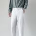Men's Clothing Men's Stretch Dress Pants Slim Fit Straight Leg Formal Office Trousers Elastic Waist Comfortable Business Casual Chinos For Men_viptrois.com