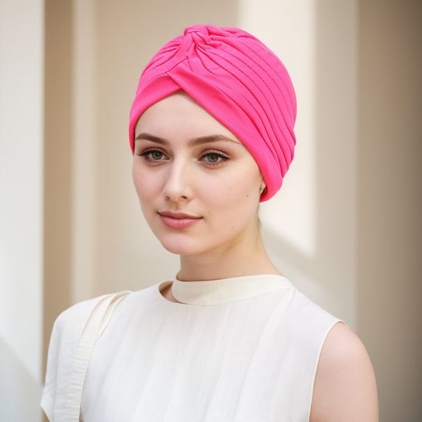 New Muslim Turban Hat Pleated Watermelon Hat Baotou Hat Indian Hat_viptrois.com