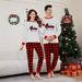 Christmas tree car plaid Christmas family print home clothing pajamas_viptrois.com