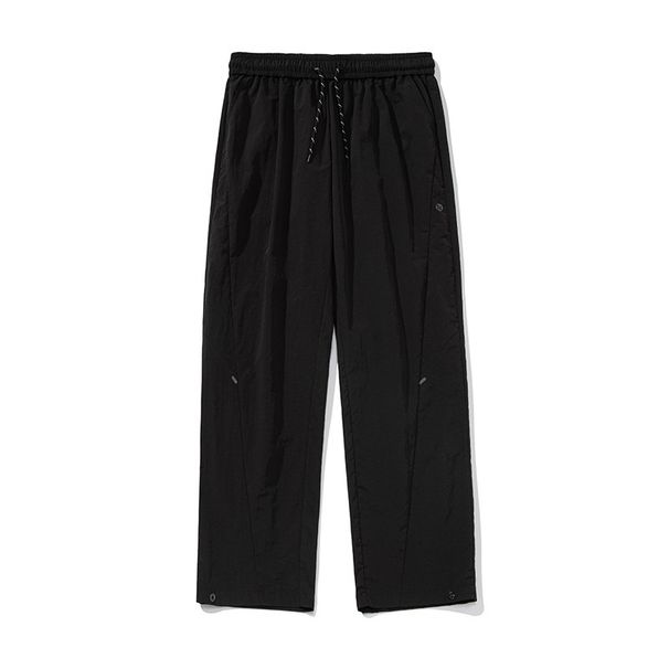 Men's Clothing Irregular Split Pleated Casual Pants Men's Spring New Outdoor Water Repellent Assault Pants With Adjustable Hem_viptrois.com