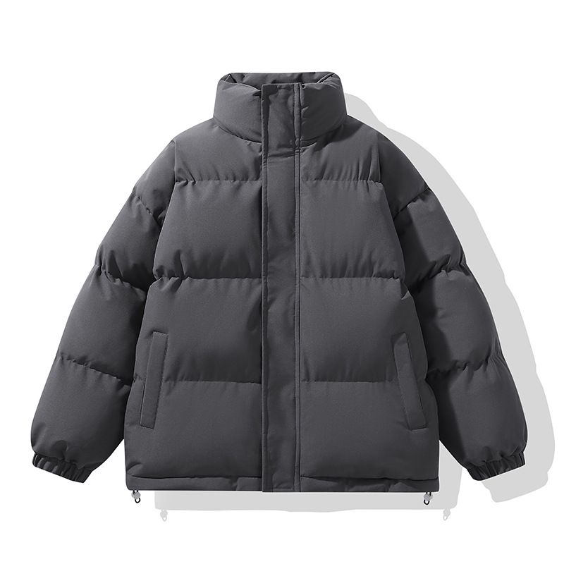 Padded Clothes For Men And Women Loose Stand-up Collar Padded Jacket Warm And Thickened Casual Padded Clothes Couple Jacket_viptrois.com
