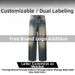Laike Men's Ripped Denim Shorts Mid-Length Straight Leg Summer Thin Trendy Studded Cross Border American Style_viptrois.com
