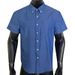 Men's Clothing Solid Color Denim Shirt Short Sleeved T Shirt Casual Loose T Shirt_viptrois.com