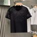 European Fashion Brand Men's Short Star Rhinestone Internet Celebrity Hot Item High-End Niche Half Sleeve T-Shirt_viptrois.com