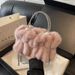 Women's Bags Plush Handbags For Women New Style Niche Crossbody Plush Bag Cloud Bag Diamond Chain Pleated Bag Trendy_viptrois.com
