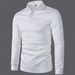 Nordmann Shanggu Cross-Border Trade Polo Shirt Solid Color European And American Men's Clothing Turn-Down Collar Long Sleeve Slim_viptrois.com
