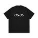 American Heavy Small Round Neck ONS ENS Printed Retro Shoulder Short Sleeve American Casual High Street Loose Cotton T-shirt_viptrois.com