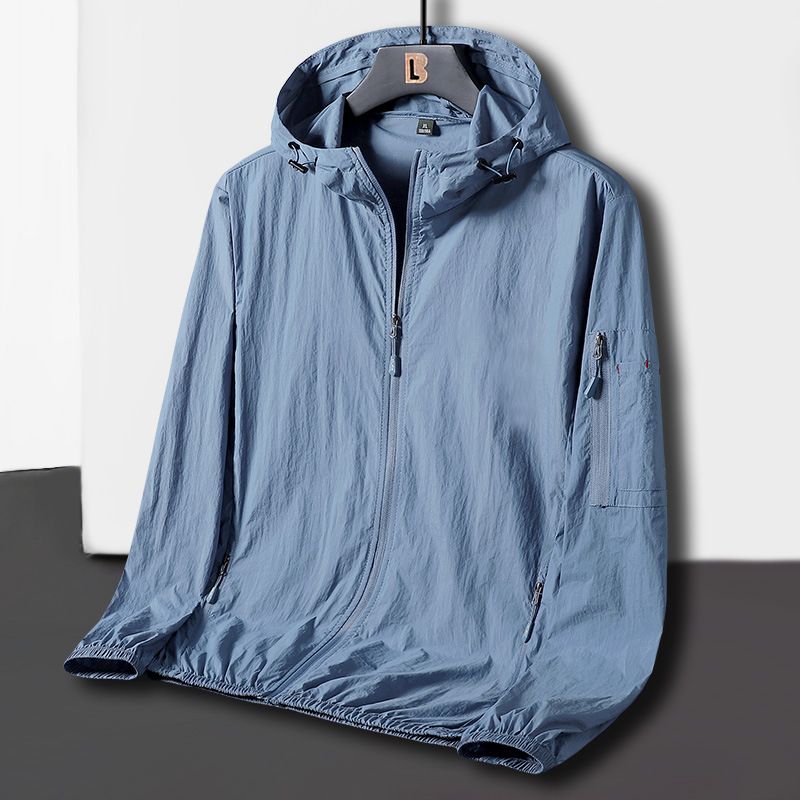 Men's UPF 50+ Sun Protection Hooded Jacket – Quick-Dry Fishing Windbreaker (S-5XL, 5 Colors) – Lightweight Outdoor Sports Coat_viptrois.com