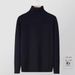 Men's High-Neck Knit Sweater – Slim Fit Cotton Blend Pullover For Autumn & Winter Layering_viptrois.com