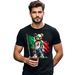 Camisetas Gráficas Hombres HAGBDH, Casual Algodón Diseño Oso Orgullo Mexicano, Estilo Hip Con Bandera, Regalos Hombres,_viptrois.com