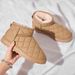 Winter new snow boots for women diamond plaid thick soled cotton shoes for women with velvet all match warm snow cotton boots_viptrois.com