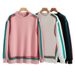 Spring And Autumn New Match Color Men's Casual Versatile Bottom Shirt Youth Round Neck Hoodie 4Ac_viptrois.com