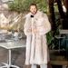 Men's Clothing hot selling fur coat long men's clothing lynx leopard print environmentally friendly fur fox fur coat_viptrois.com