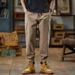 Men's American Vintage Work Pants – Relaxed Fit Straight Leg Cotton Cargo Pants For Casual & Outdoor Wear_viptrois.com