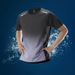 2025 Men's Ice Silk Sports Fitness Wear, Quick-dry Running Clothes, Summer Football Training Top_viptrois.com