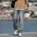 Men's Loose Straight-Leg Jeans – Spring/Summer Vintage Washed Denim, Streetwear Style, Wide-Leg Trousers (Casual, Comfort Fit, Trendy)_viptrois.com
