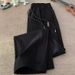 Men's Clothing Men's Quick Drying Ice Silk Pants Summer Loose Fit Straight Leg Thin Wide Leg Sports Casual Bottoms_viptrois.com