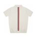TB Color-Dyed Four-Stripe New Polo Shirt For Men And Women Business Casual Turn-Down Collar Short Sleeve Slim Fit_viptrois.com