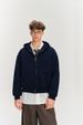 Hooded Retro Sweater Men's And Women's Spring And Autumn Zipper Loose Top Cardigan Jacket Tide_viptrois.com