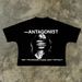 "Men's Y2K Dark Punk Streetwear Graphic Print Cotton T-Shirt - Oversized Fit, Soft & Breathable, Hip-Hop Fashion For Teens & Young Adults"_viptrois.com