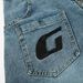Personalized Multi-Pocket Design Scimitar Jeans For Men Street Fashion Irregular Letter Embroidery Oversized Wide-Leg_viptrois.com
