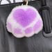 Bag Charms Real Rex Rabbit Fur Kitten Cat Paw Keychain Pendant Cute Plush Pendant Kitten Cat Paw Bag Pendant_viptrois.com