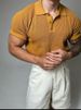 Men's Premium Knit Polo Shirt - Lightweight & Breathable Short Sleeve Top (M-XXXL, Solid Colors)_viptrois.com