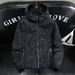 Men's All-Over Monogram Print Hooded Windbreaker Jacket, Lightweight Zip-Up Coat With Zipper Pockets, Water-Resistant Casual Outerwear For Spring/Fall_viptrois.com